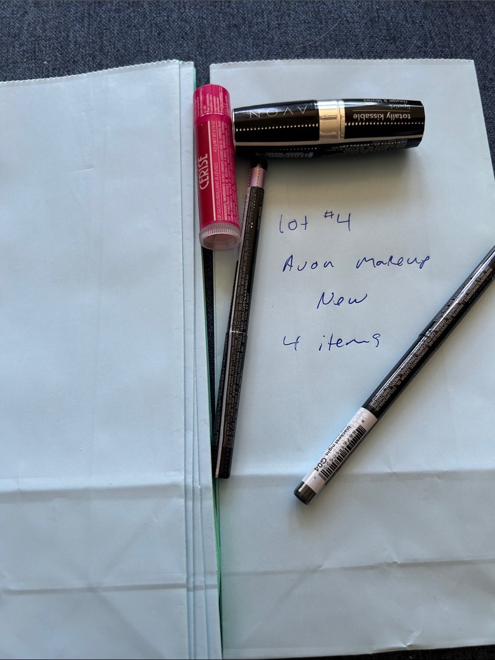 #4 Avon Totally Kissable Lipstick - Black Case with Pink Tone